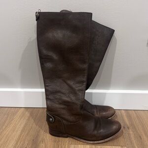 Frye Brown Leather Riding Boots